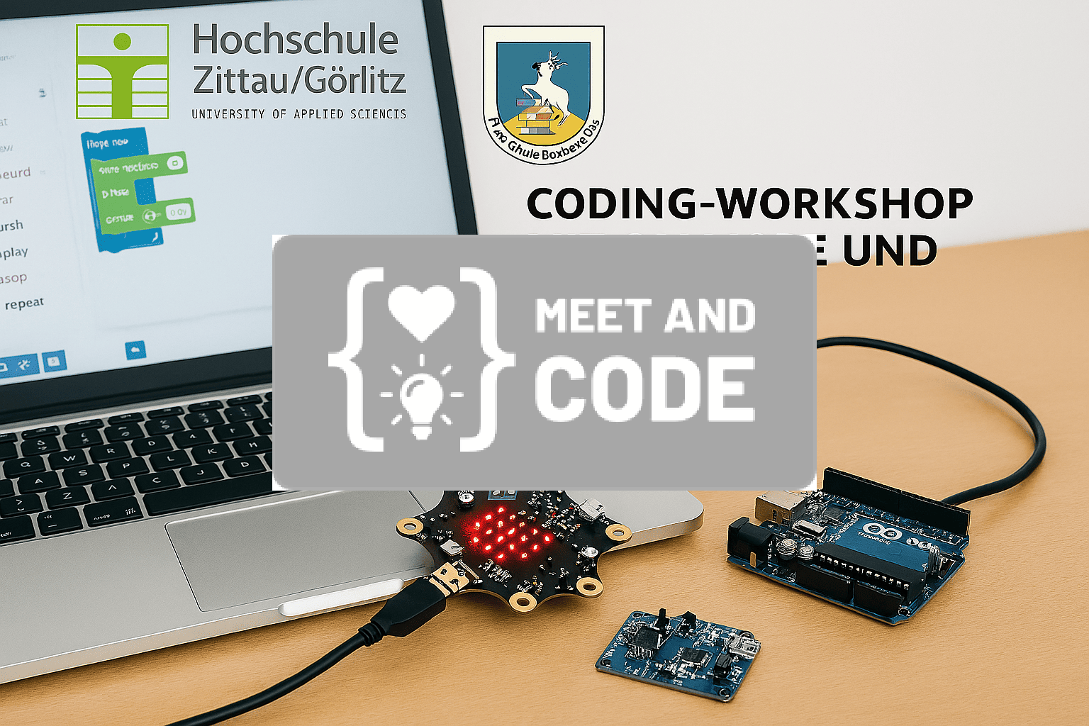 Coding-Workshop „Vom Code zur Anwendung – Arduino & Calliope mini“