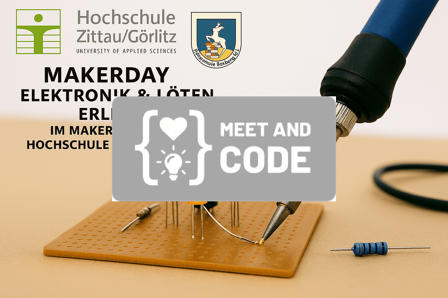 Makerday „Elektronik & Löten erleben“ im Makerspace der HSZG
