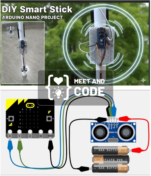 KI-gestützter Smart Cane