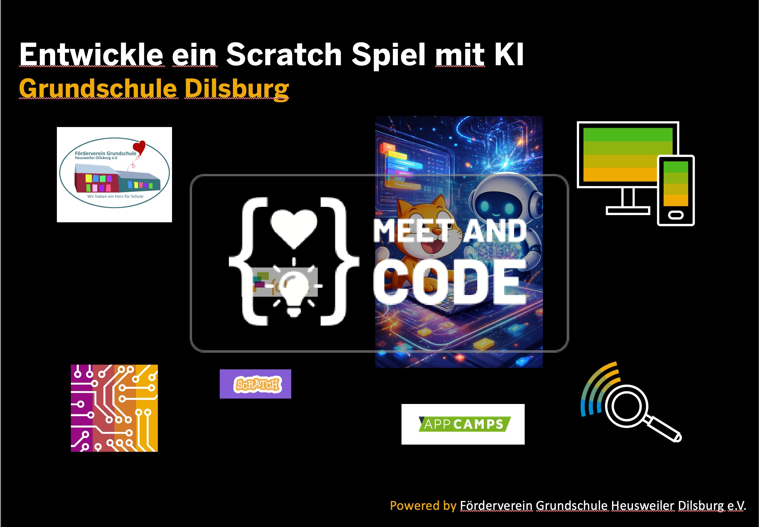 Programmiere ein Spiel mit Scratch und KI
