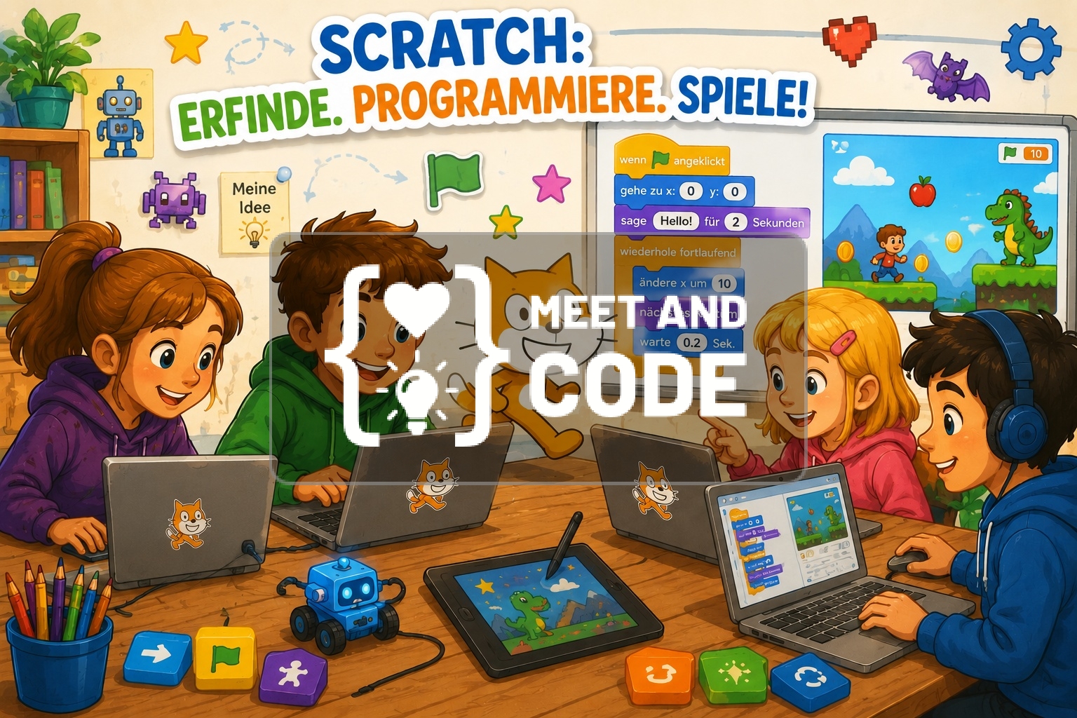 Scratch: Erfinde. Programmiere. Spiele!