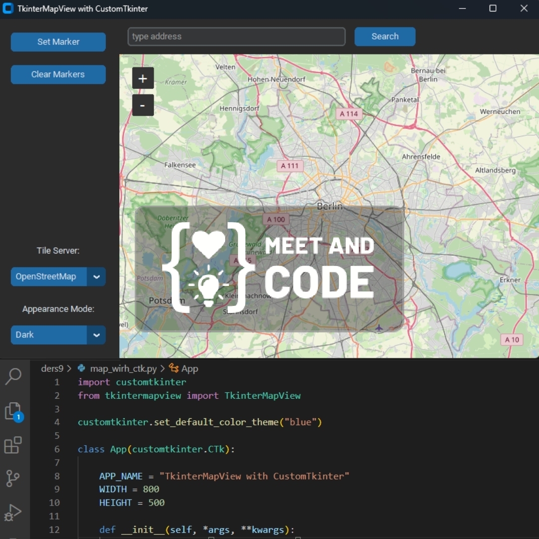 Intelligente Kartenanwendung mit Python und KI