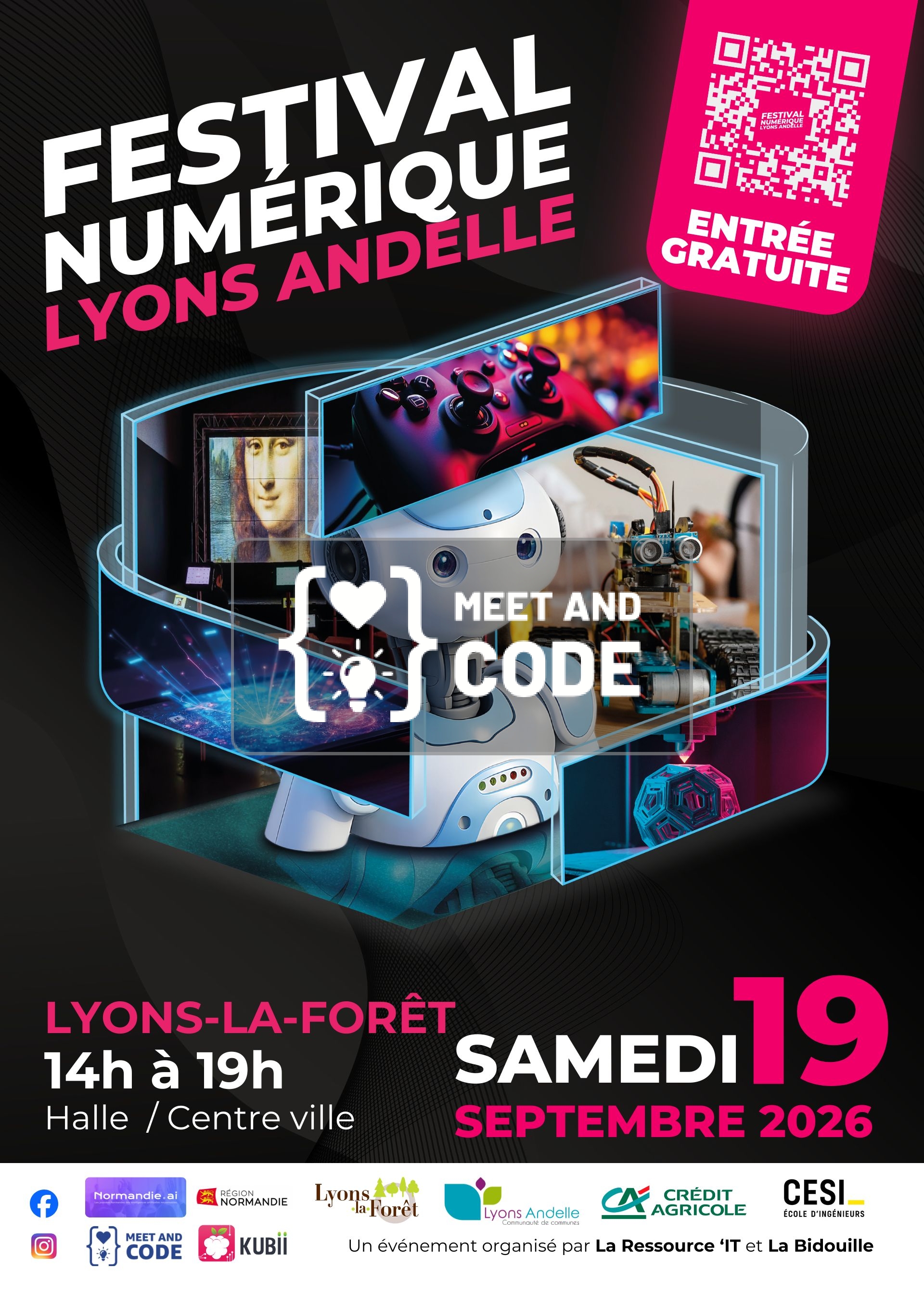 Festival Numérique en Lyons Andelle. Mission numérique : robots, code et défis interactifs
