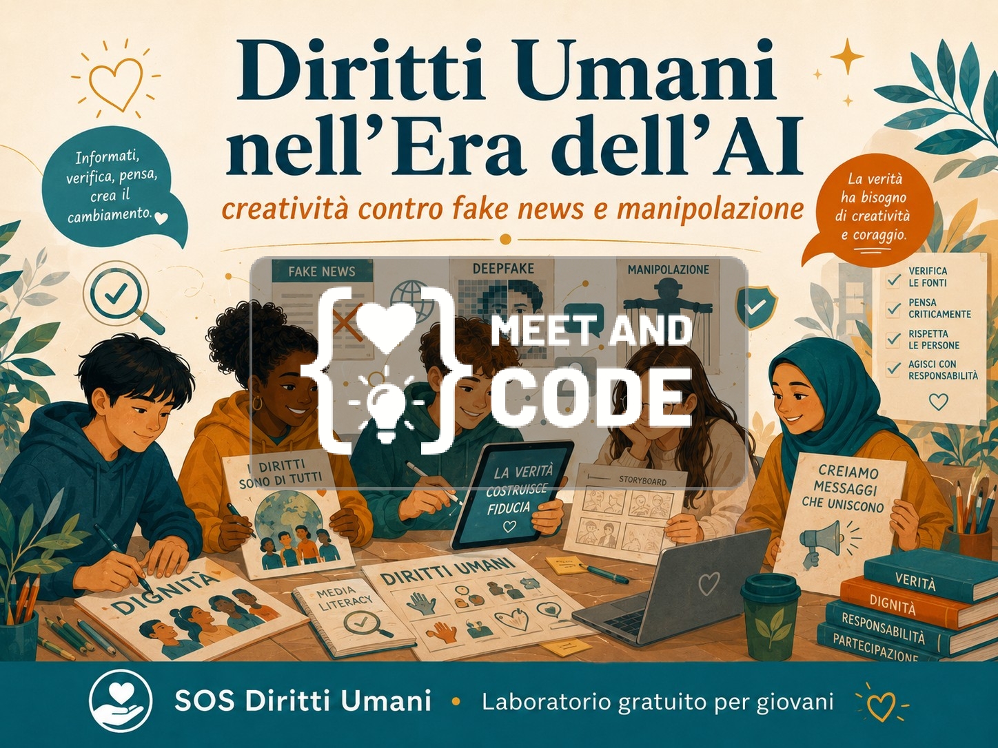 Diritti Umani nell’Era dell’AI: creatività contro fake news e manipolazione