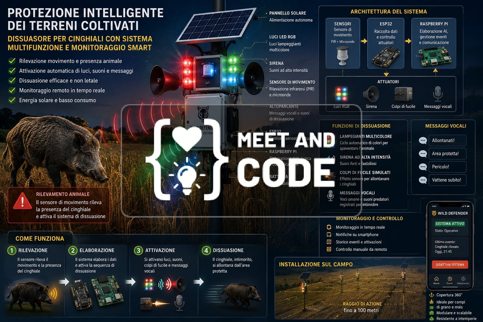 Wild Defender AI: Smart Crop Protection System