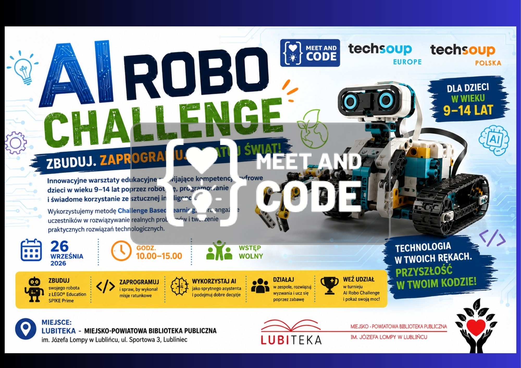 AI Robo Challenge – Zbuduj. Zaprogramuj. Uratuj świat!