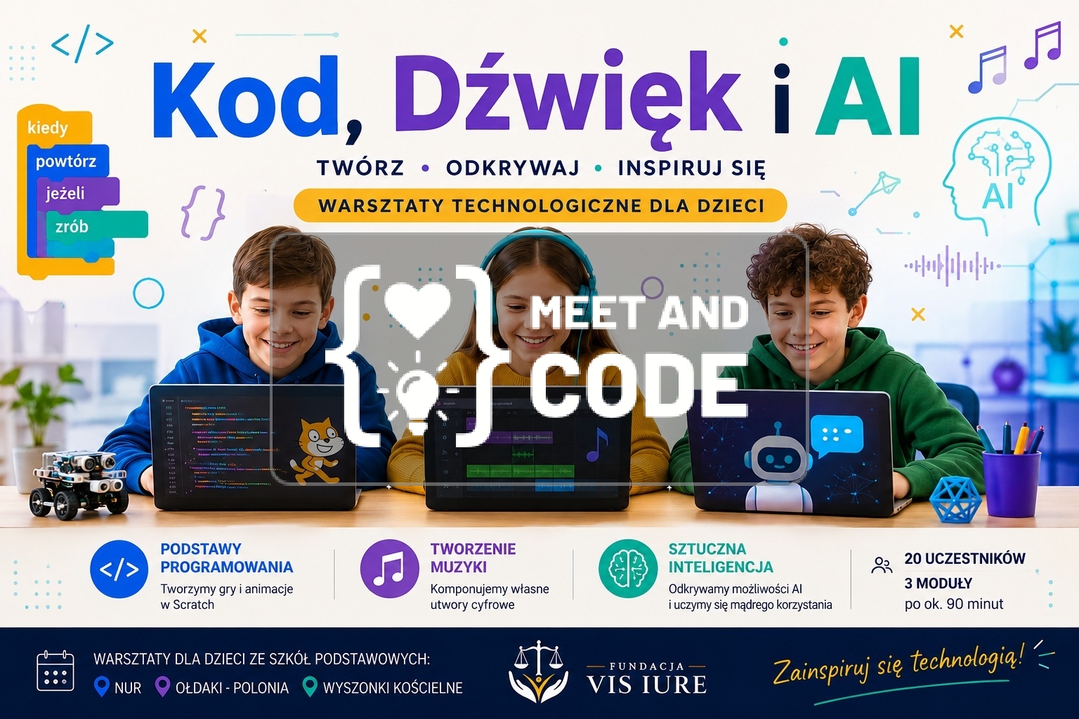 Kod, Dźwięk i AI